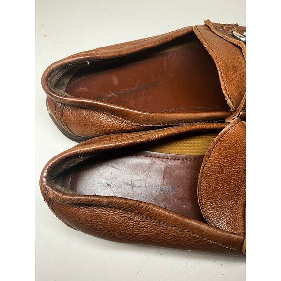 Johnston & Murphy horse-bit loafers - good condition- size 8.5 - Picture 4 of 9